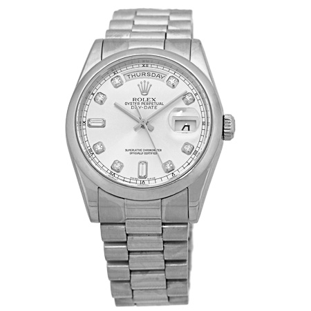 ROLEX Platinum Day Date President # 118206 K Serial  