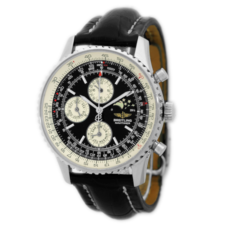 BREITLING Stainless Steel Navitimer Olympus Calendar Chronograph 